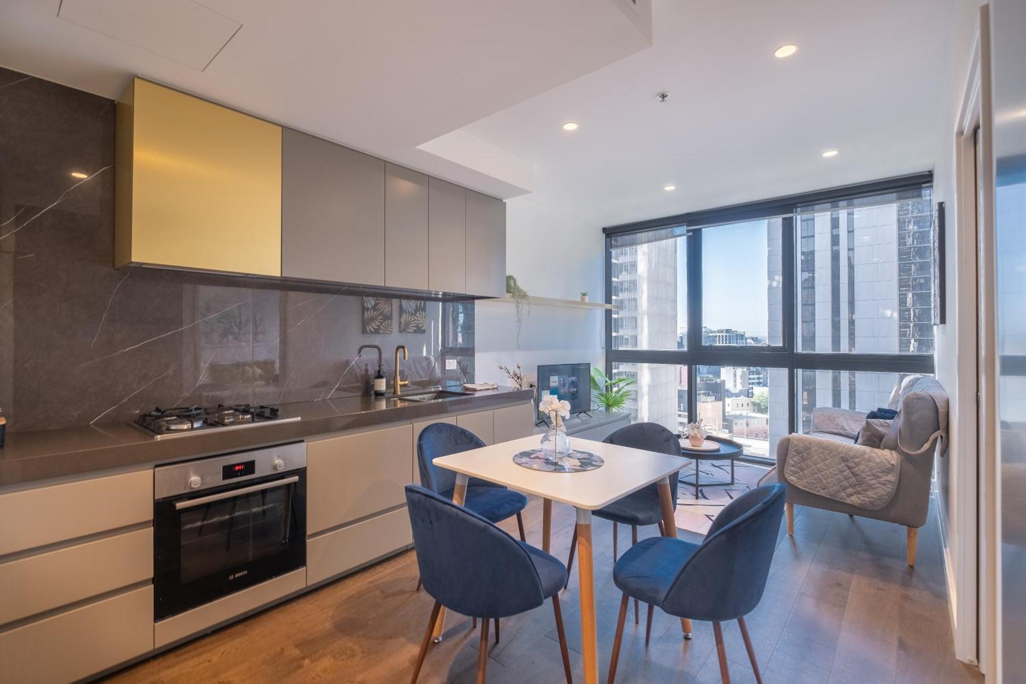 Relaxed 1Br1Ba City View Apt Wifi In Cbd เมลเบิร์น ภายนอก รูปภาพ