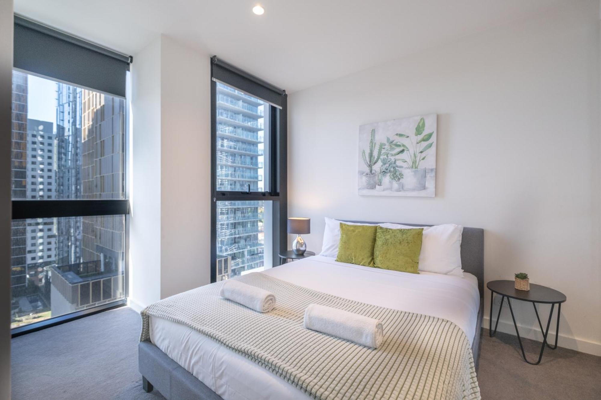 Relaxed 1Br1Ba City View Apt Wifi In Cbd เมลเบิร์น ภายนอก รูปภาพ