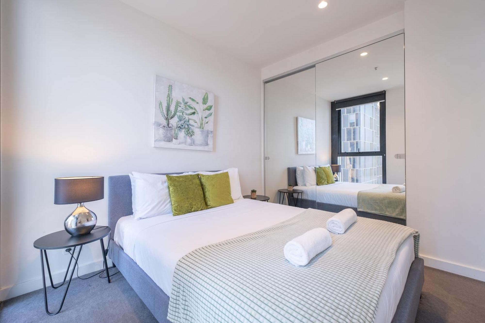 Relaxed 1Br1Ba City View Apt Wifi In Cbd เมลเบิร์น ภายนอก รูปภาพ